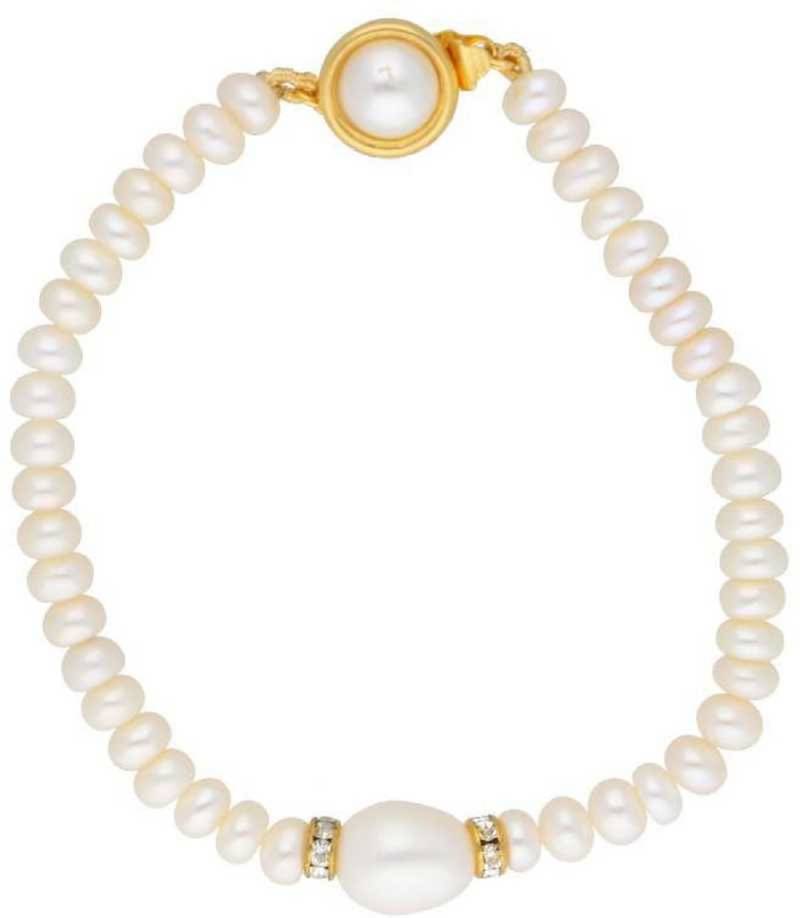 White pearl bracelets