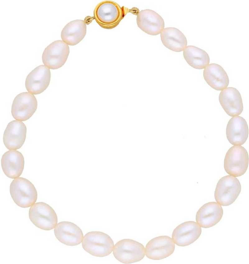 White pearl bracelets