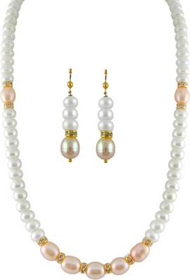 White pearl necklaces 1