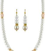 White pearl necklaces