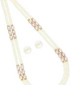 White pearl necklaces