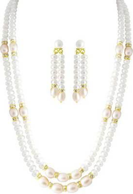 White pearl necklaces 1