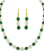 White pearl necklaces