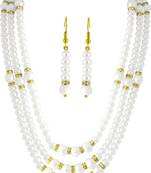 White pearl necklaces