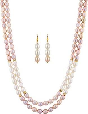 Pink pearl necklaces 1
