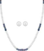 White pearl necklaces