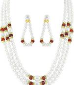 White pearl necklaces