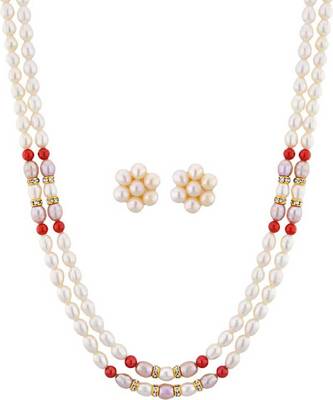 Multicolor pearl necklaces 1