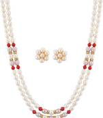 Multicolor pearl necklaces