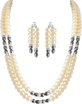 Multicolor pearl necklaces 1