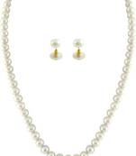 White pearl necklaces