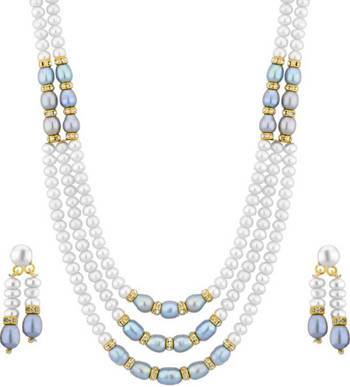 Multicolor pearl necklaces 1
