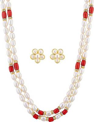 Multicolor pearl necklaces 1