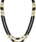 White pearl necklaces