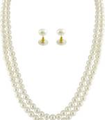 Multicolor pearl necklaces