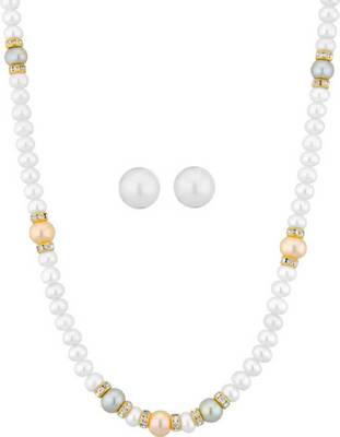 Multicolor pearl necklaces 1