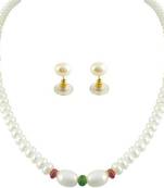 Multicolor pearl necklaces