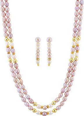 Multicolor pearl necklaces 1