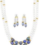 Multicolor pearl necklaces