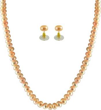Pink pearl necklaces 1