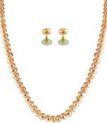 Pink pearl necklaces