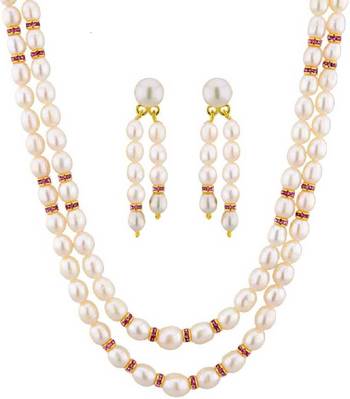 Multicolor pearl necklaces 1