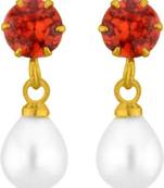 Multicolor pearl earrings