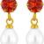 Multicolor pearl earrings