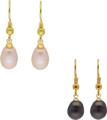 Multicolor pearl earrings 1