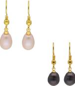 Multicolor pearl earrings