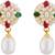 Multicolor pearl earrings
