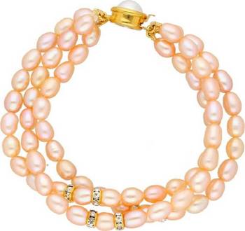 Pink pearl bracelets 1