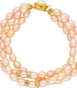 Pink pearl bracelets