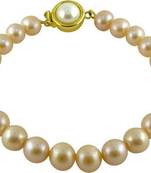 Gold pearl bracelets