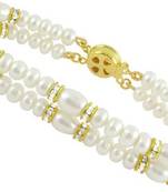 White pearl bracelets
