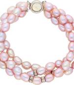 Pink pearl bracelets