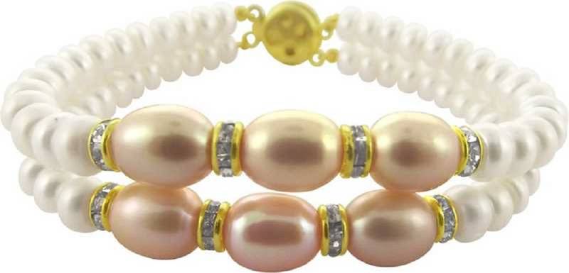 White pearl bracelets