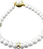 White pearl bracelets