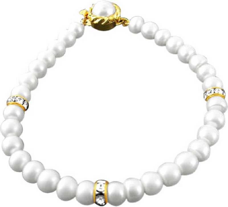 White pearl bracelets