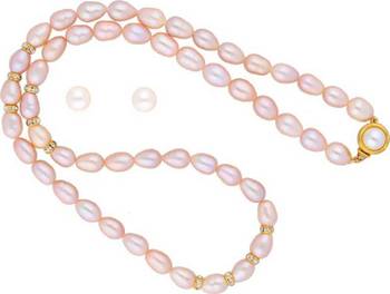 Pink pearl necklaces 1