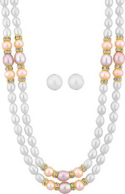 Multicolor pearl necklaces 1
