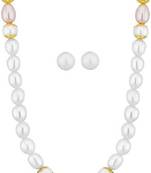 Multicolor pearl necklaces