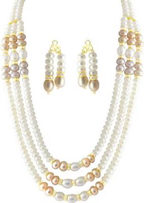 Multicolor pearl necklaces 1