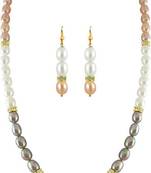 Multicolor pearl necklaces