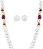 Multicolor pearl necklaces