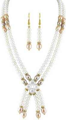 Multicolor pearl necklaces 1