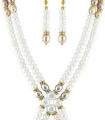 Multicolor pearl necklaces