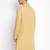 Deep Beige plain Pattern Straight men kurta