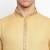 Deep Beige plain Pattern Straight men kurta