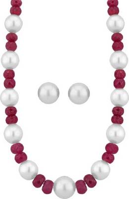 Multicolor pearl necklaces 1